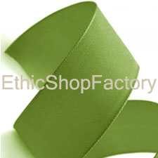 Cotton Ribbon Green Large